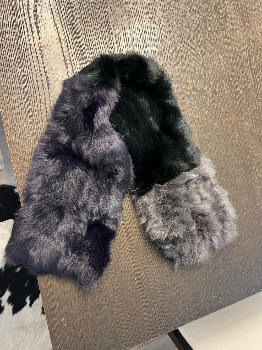 Yummy scarf in Black/Grey